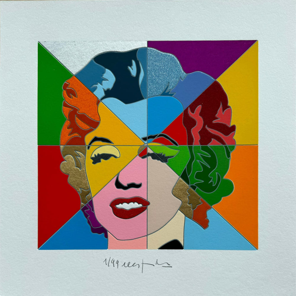 Marilyn's rainbow | Ugo Nespolo