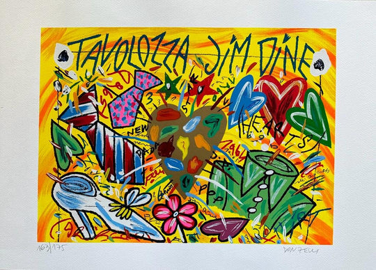 Tavolozza Jim Dine | Bruno Donzelli