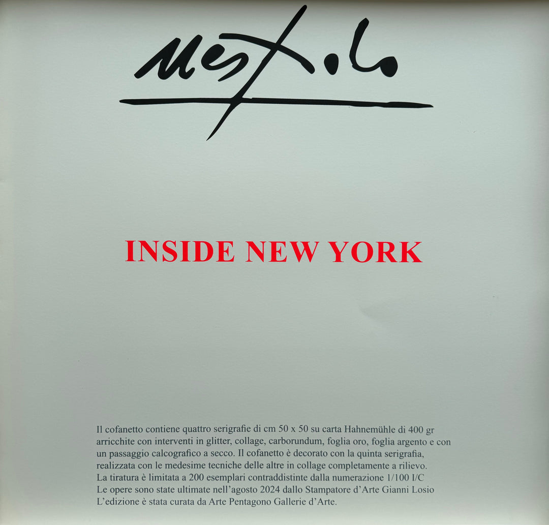 Cofanetto "Inside New York" | Ugo Nespolo